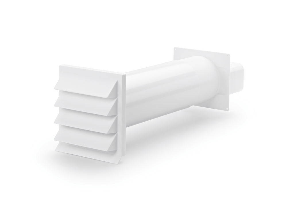 Naber K-Klima-R flow 125 Mauerkasten in Weiß (4033027)