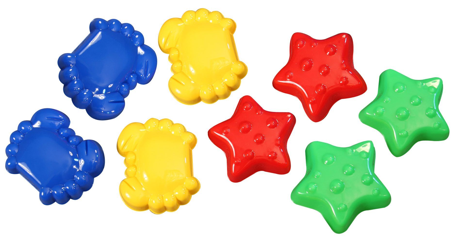 Sandförmchen-Set „Sternchen & Krebse“