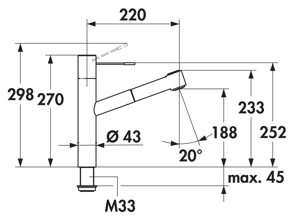 KWC Ono 2 | Küchenarmatur | Hochdruck | Edelstahl (5022324)
