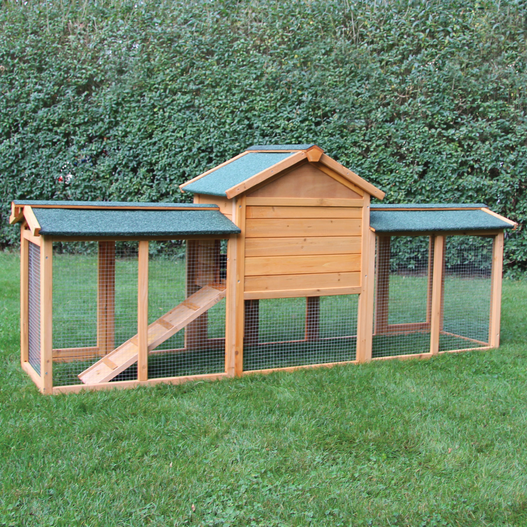 Hasenstall / Kaninchenstall "Picasso“ - Kleintierstall aus Holz