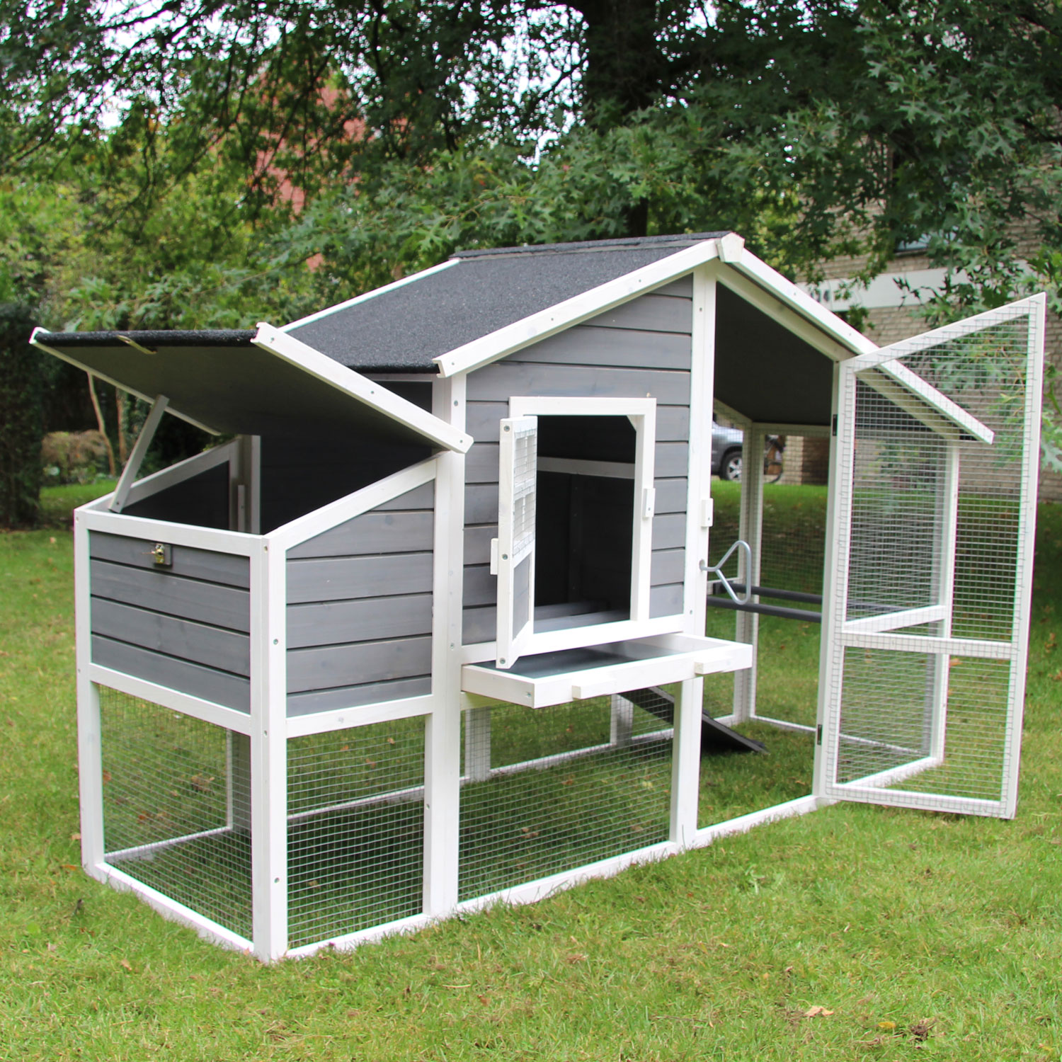 Hühnerhaus / Hasenhaus "Wilma“ - Unterschlupf für Hühner, Hasen, Wachteln, Kleintiere