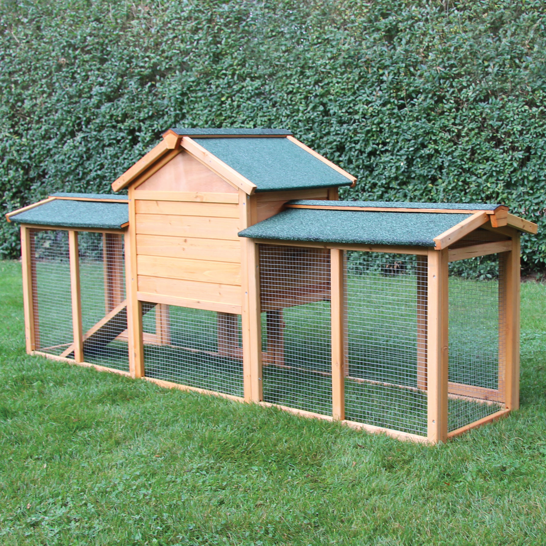 Hasenstall / Kaninchenstall "Picasso“ - Kleintierstall aus Holz