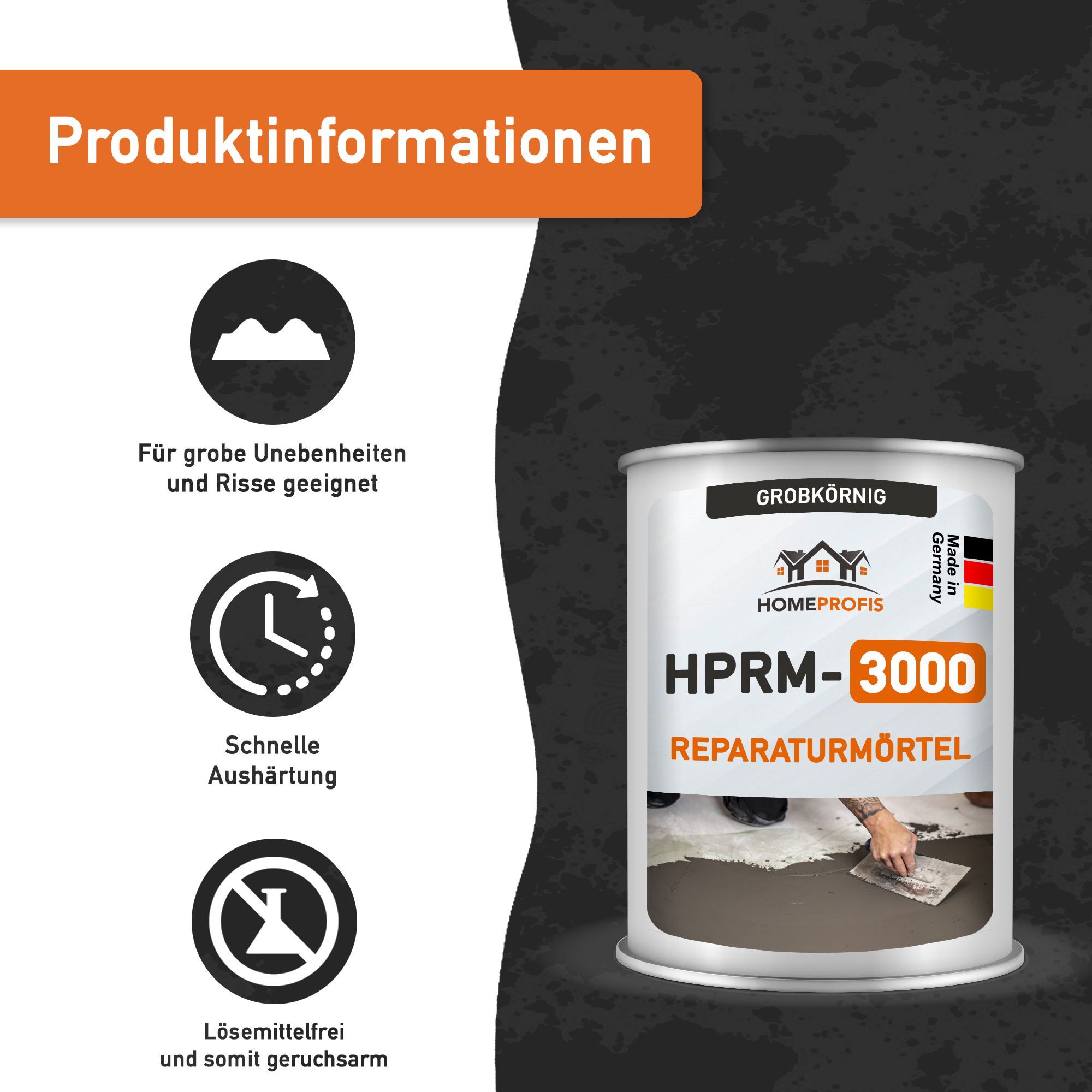 HPRM-3000 Reparaturmörtel