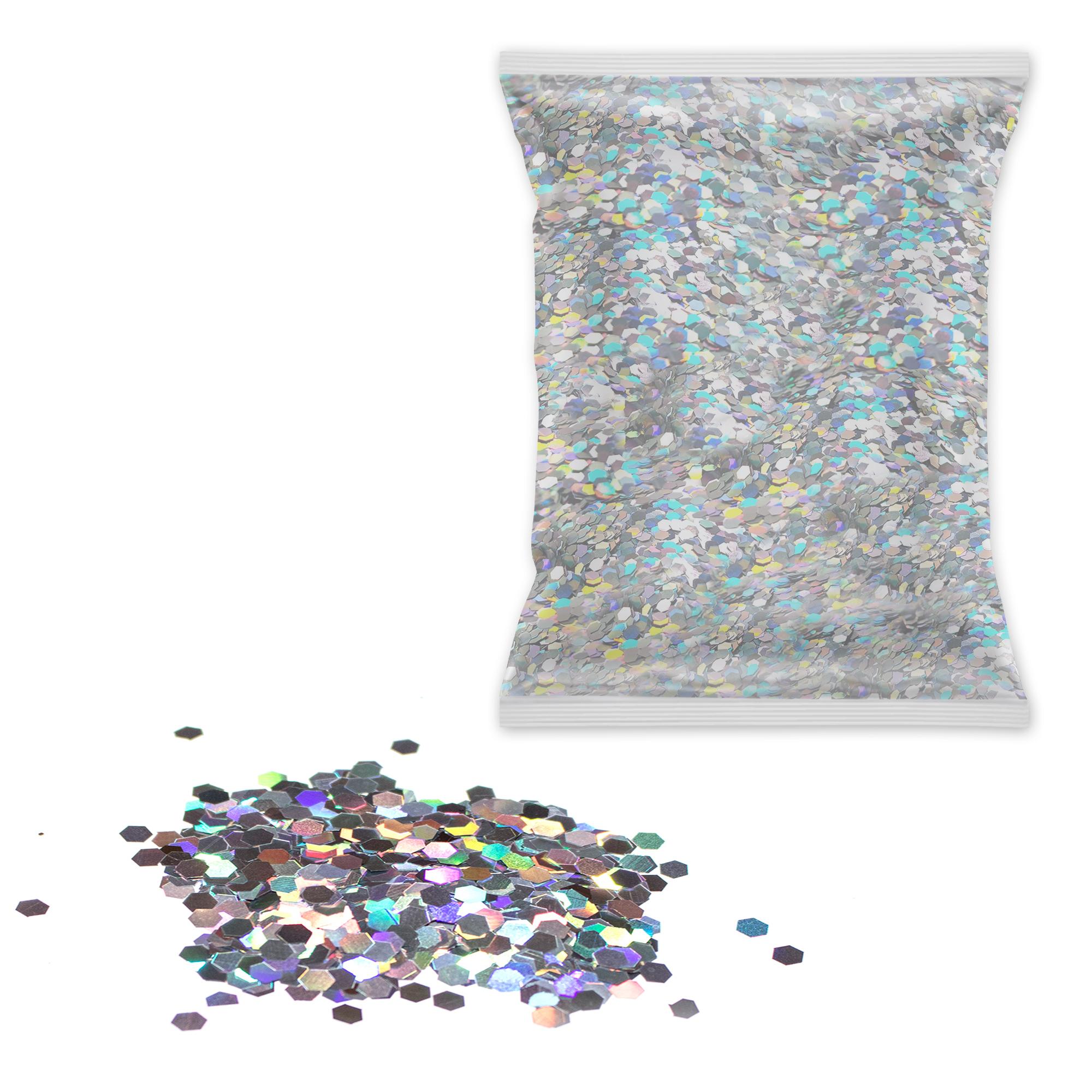 HPDC-100 Dekochips Silber Hologramm (grob)