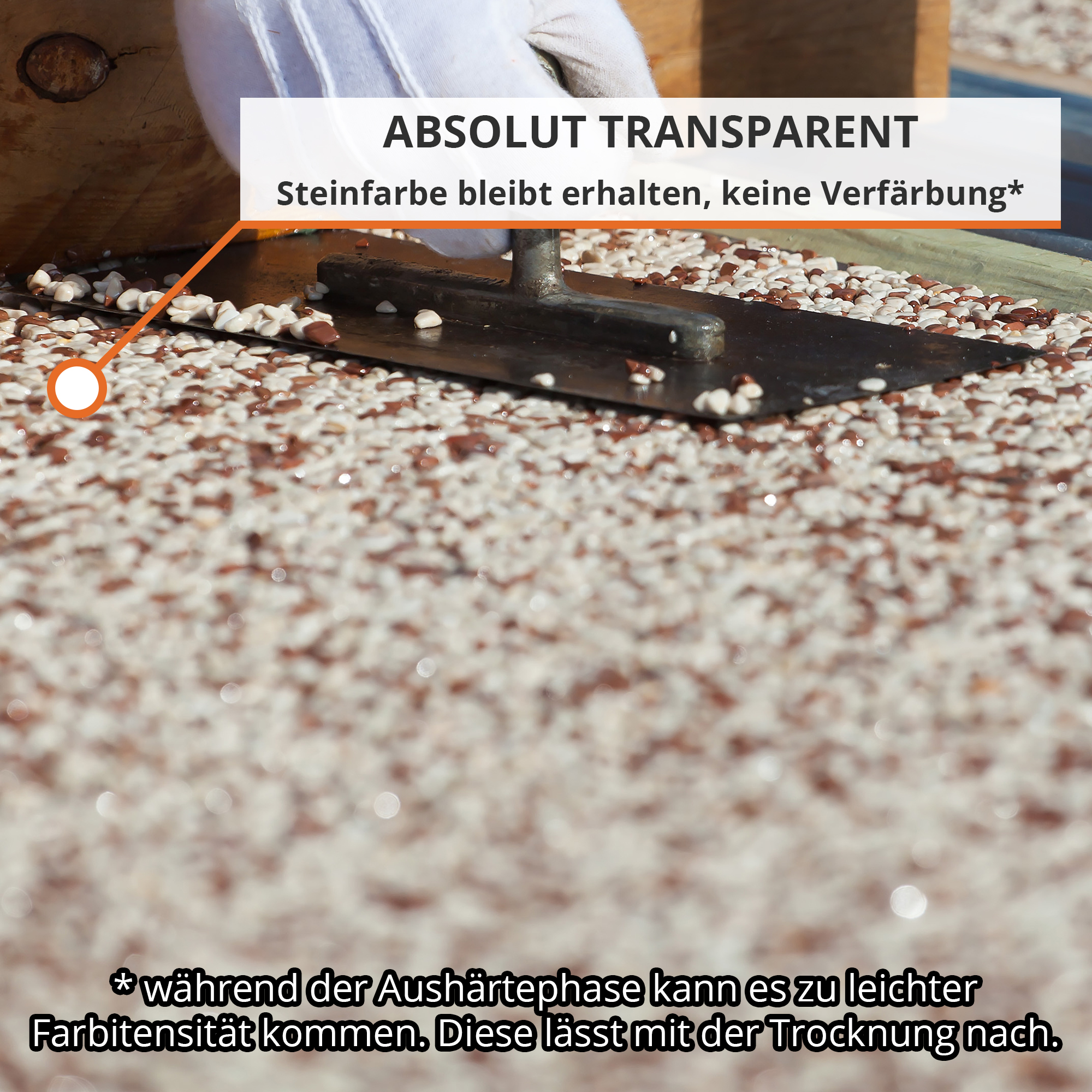 HPPU-1500 1K Polyurethanharz Bindemittel für Steinteppiche