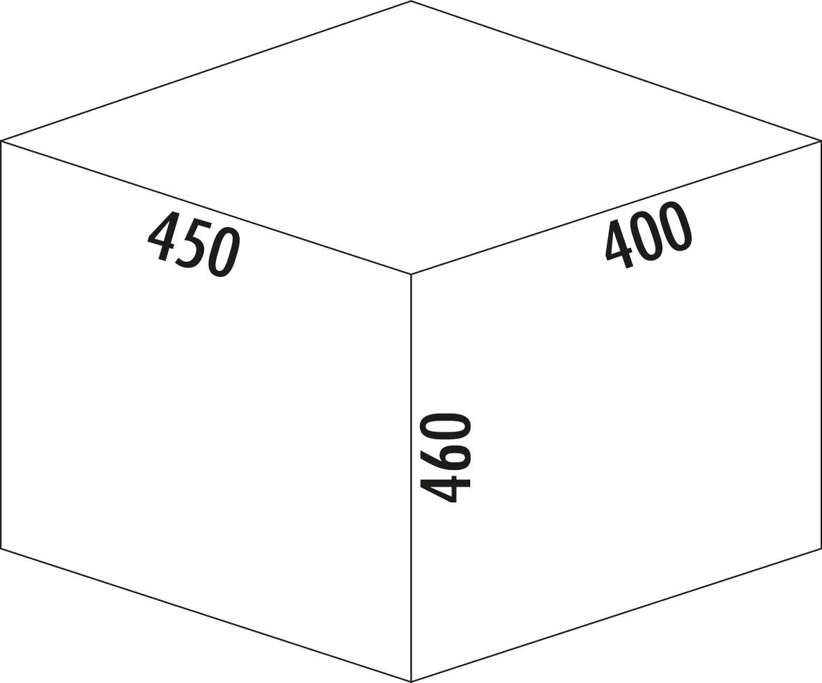Naber Abfallsammler Cox Base 460 S/450-2 | 45 cm | Hellgrau | Mit Deckel | 2 Behälter