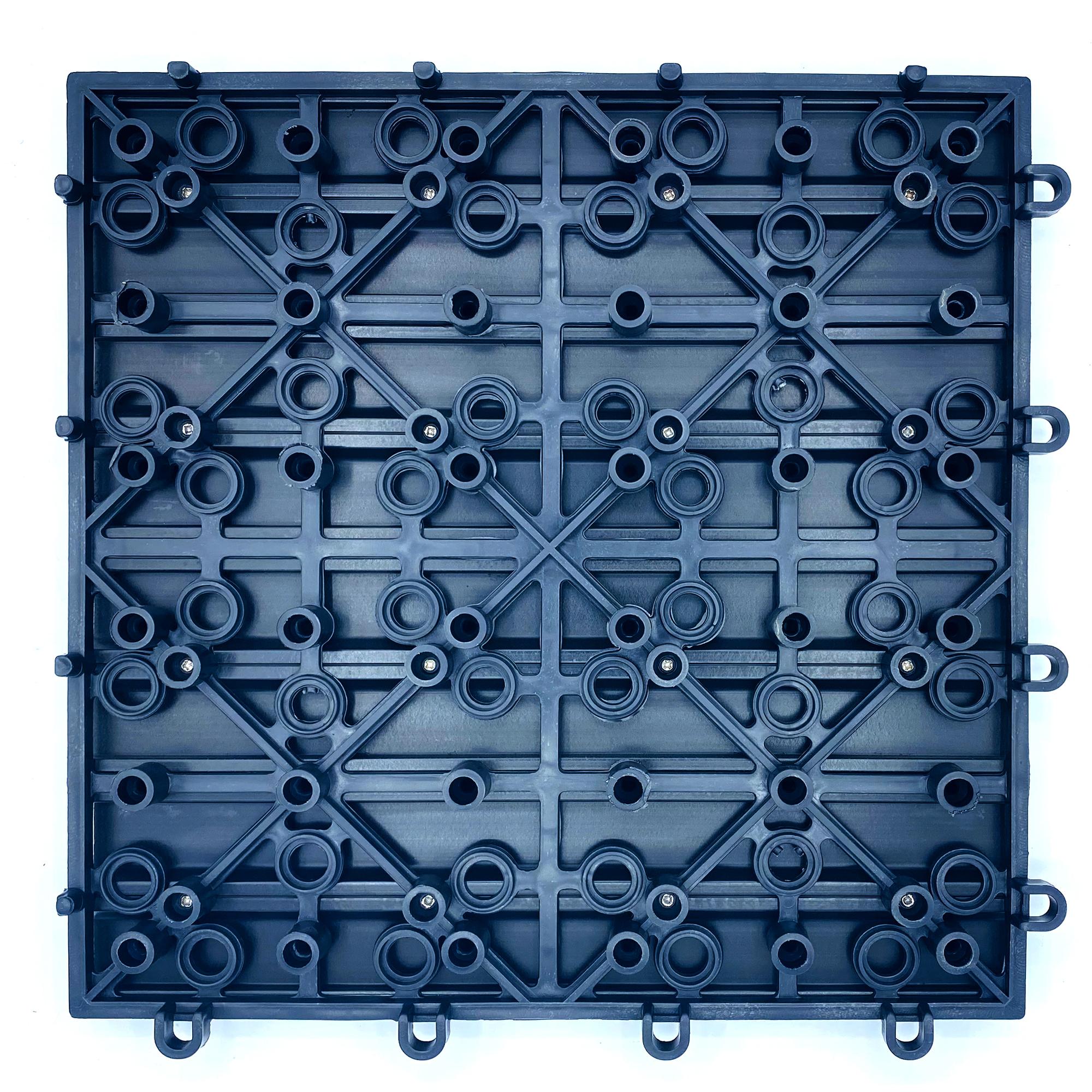 HPWPC-300 WPC-Fliesen (Anthrazit) - 11 Stück (1m²)
