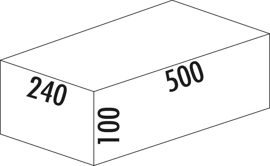 Naber Abfallsammler Cox Base-Board 500 | 50 cm | Anthrazit | 2 Behälter