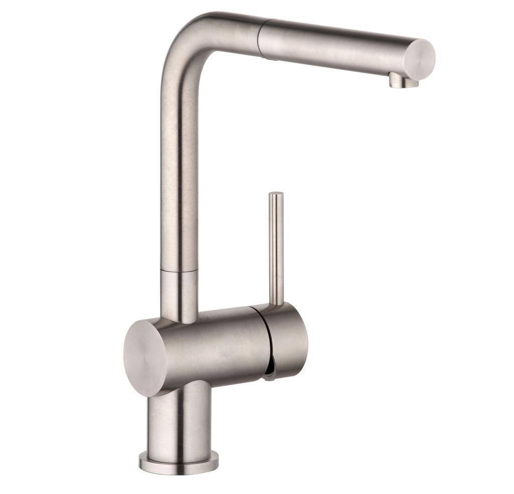 Kludi Steel L2 | Küchenarmatur | Hochdruck | Edelstahl (5023127)