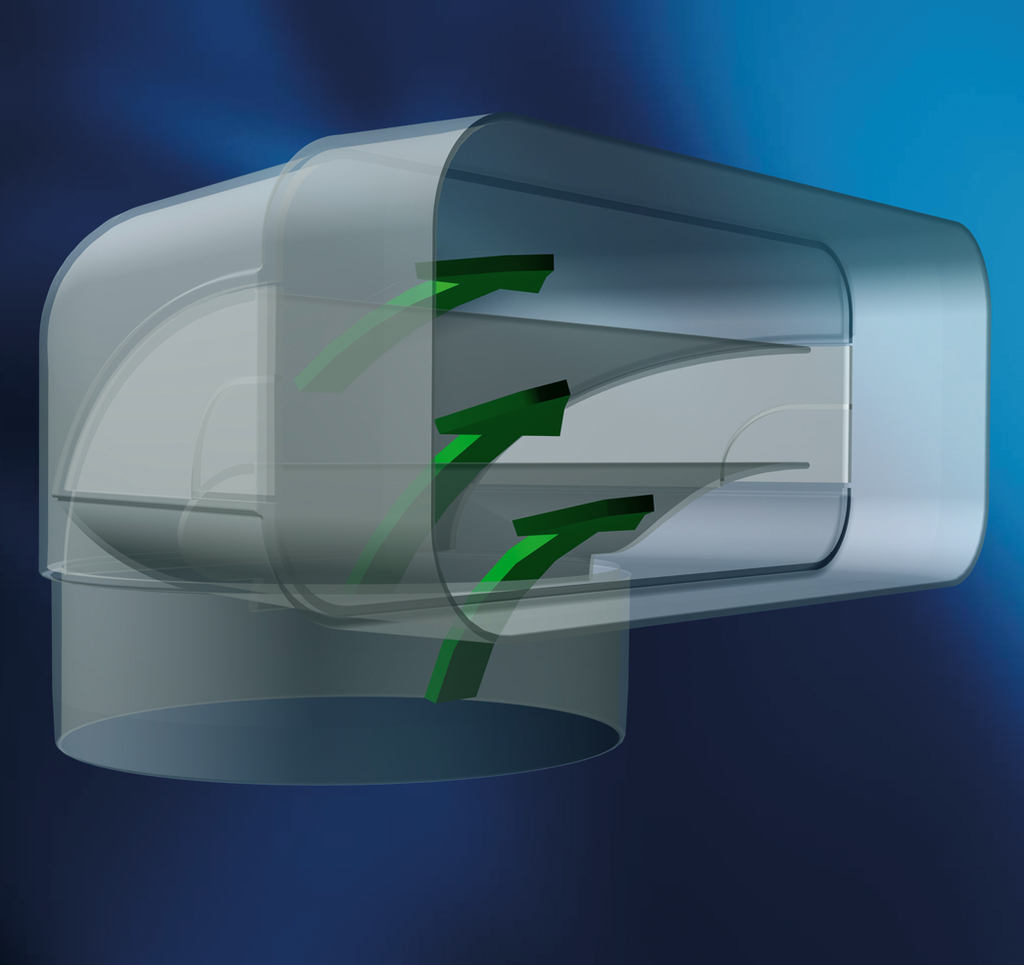 Naber MF-RBV 125 Rohrbogen vertikal 90° (4033013)