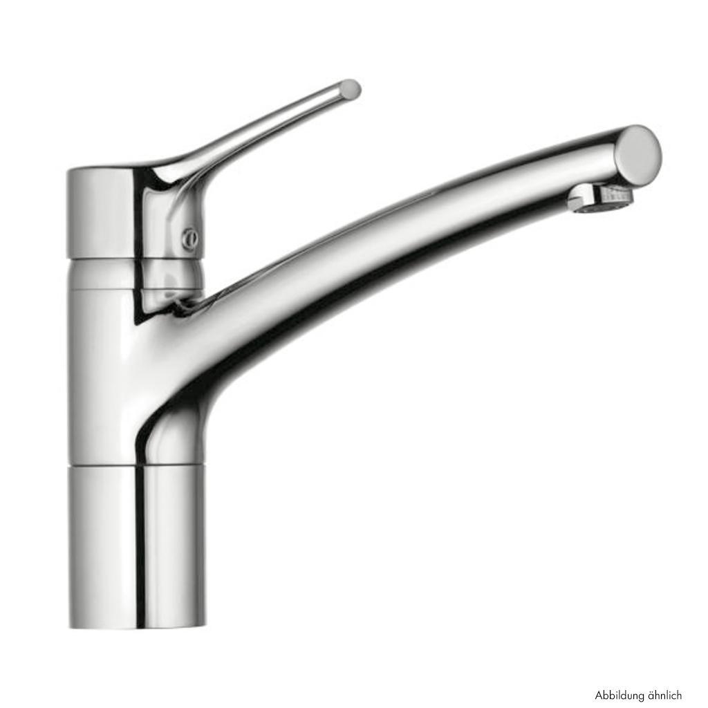 Kludi Trendo 1 | Küchenarmatur | Niederdruck | Edelstahlfinish (5023168)