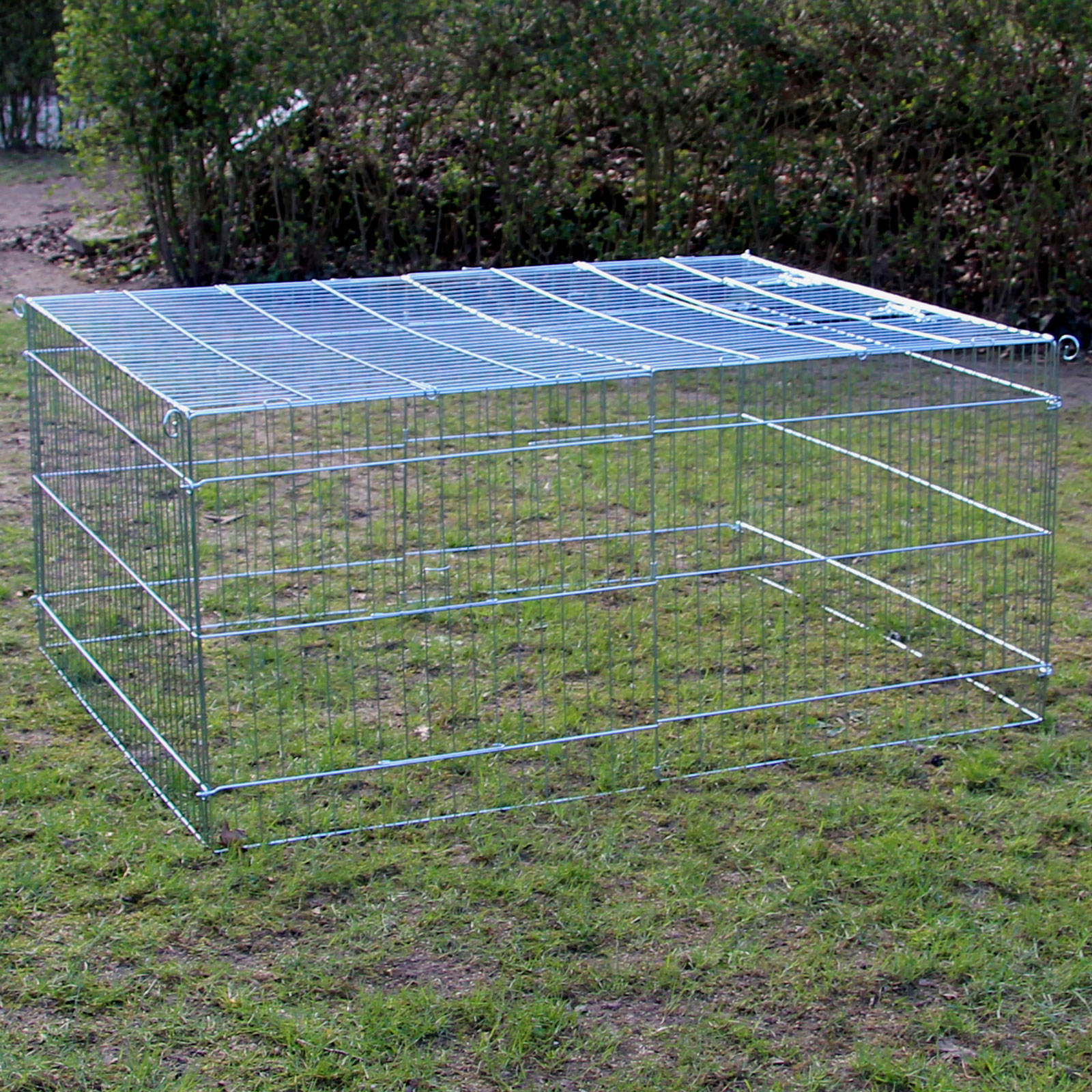 Käfig für Hühner, Meerschweinchen und Kleintiere aus Metall (klein)