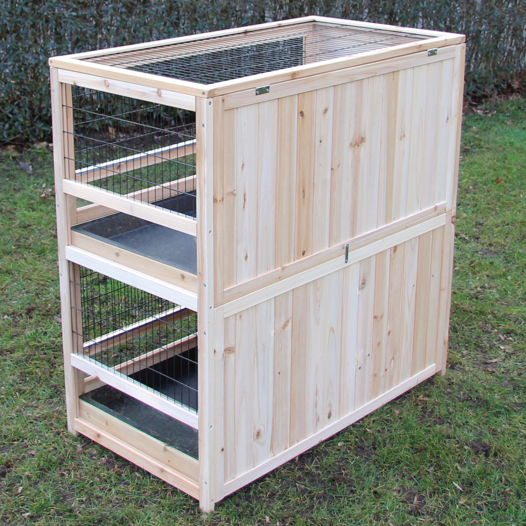 Hasenstall / Kaninchenstall "Rübe“ - Kleintierstall aus Holz