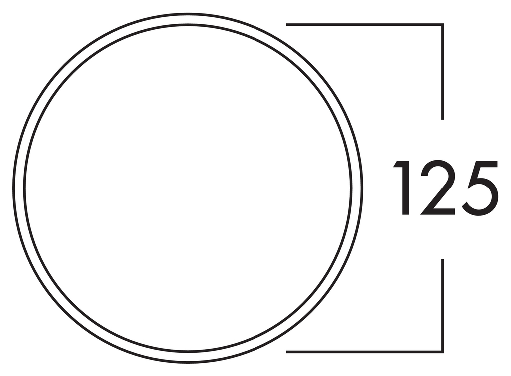 Naber 125 Maueranschlussstutzen 1 (4020040)