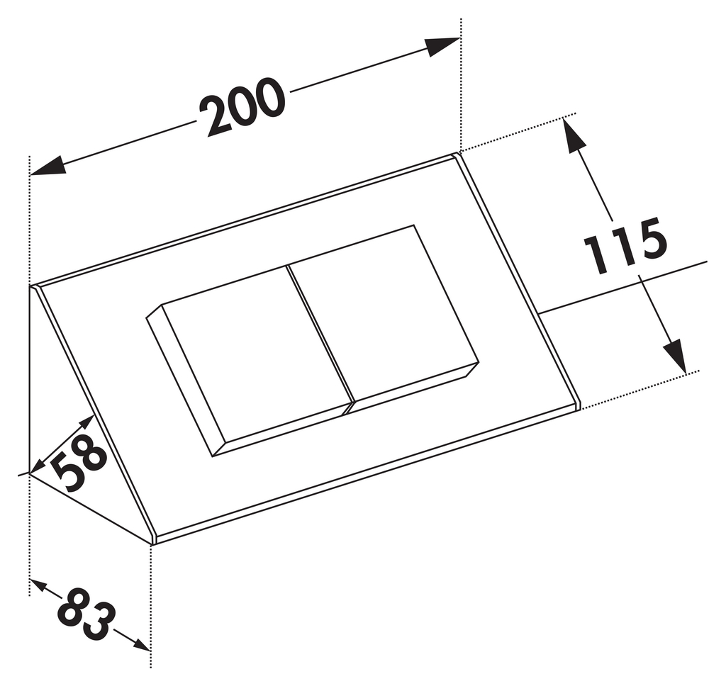 Naber Mira WA1 | 2-fach Wand-Steckdose | Edelstahl (7053048)