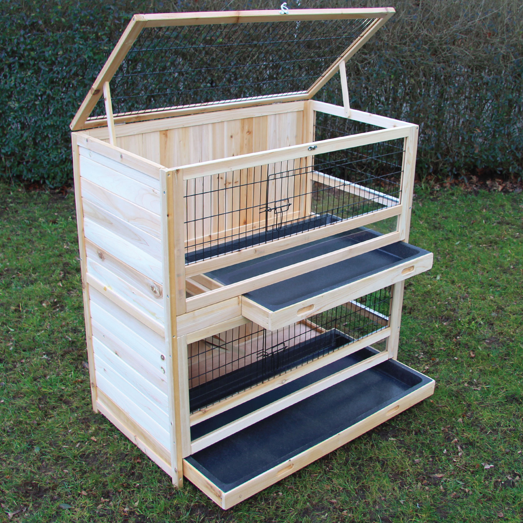 Hasenstall / Kaninchenstall "Rübe“ - Kleintierstall aus Holz