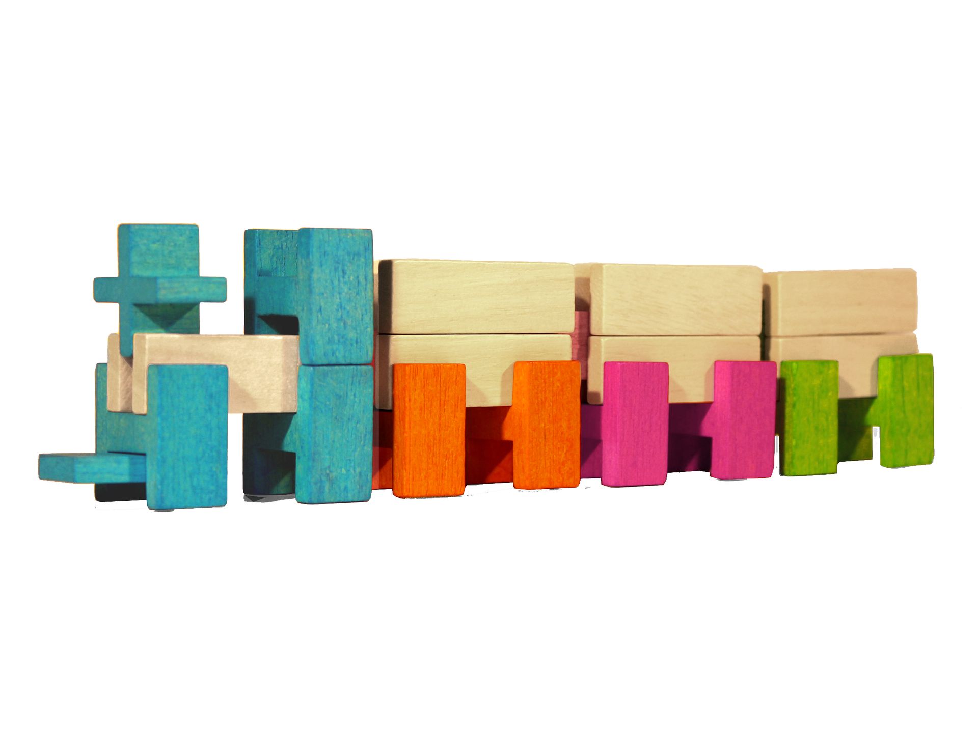 Steckholzbausteine