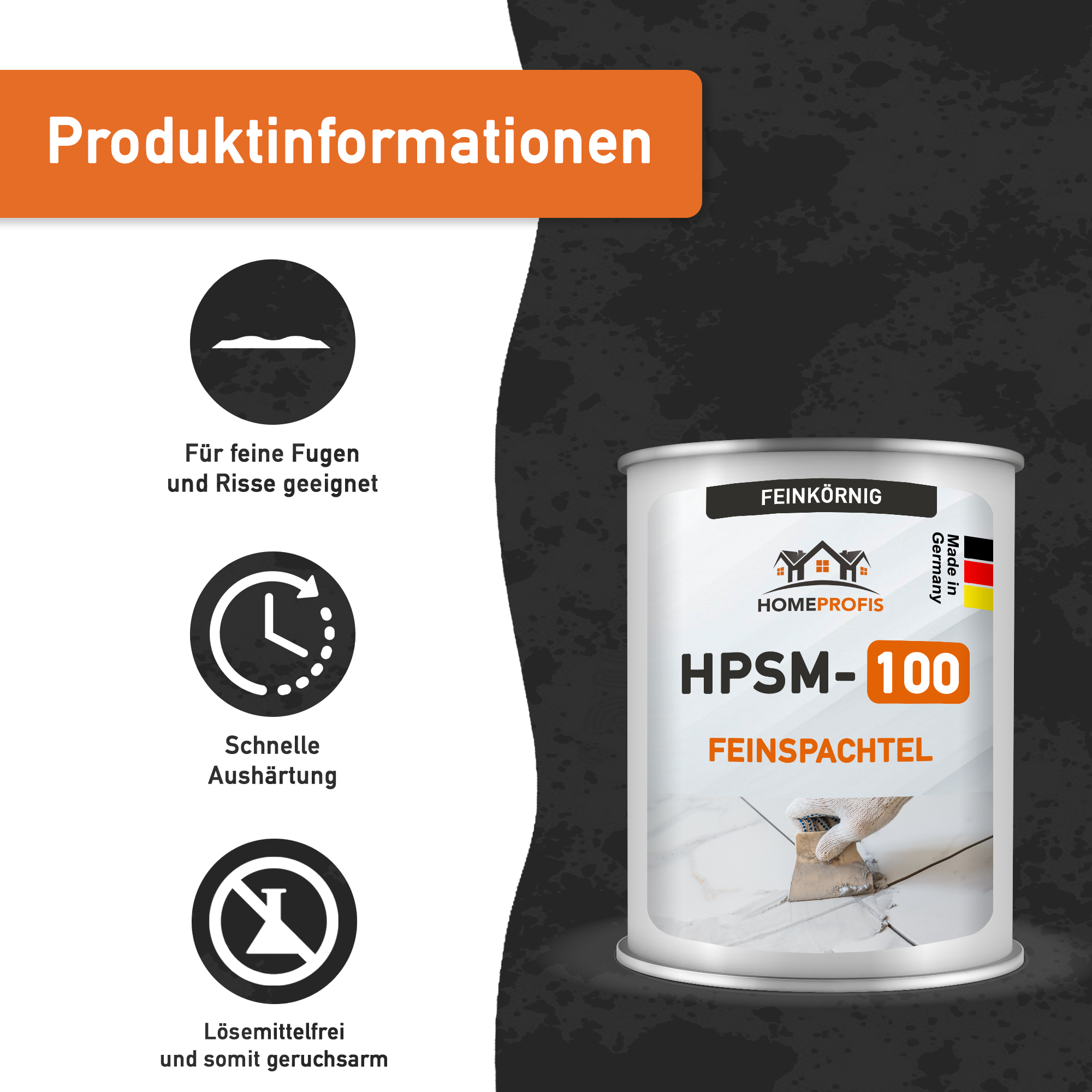 HPSM-100 Feinspachtel auf Epoxidharz Basis