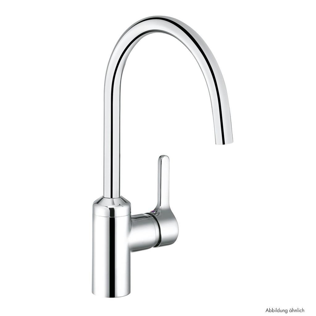 Kludi Bingo Star 1 | Küchenarmatur | Niederdruck | Edelstahlfinish (5023012)