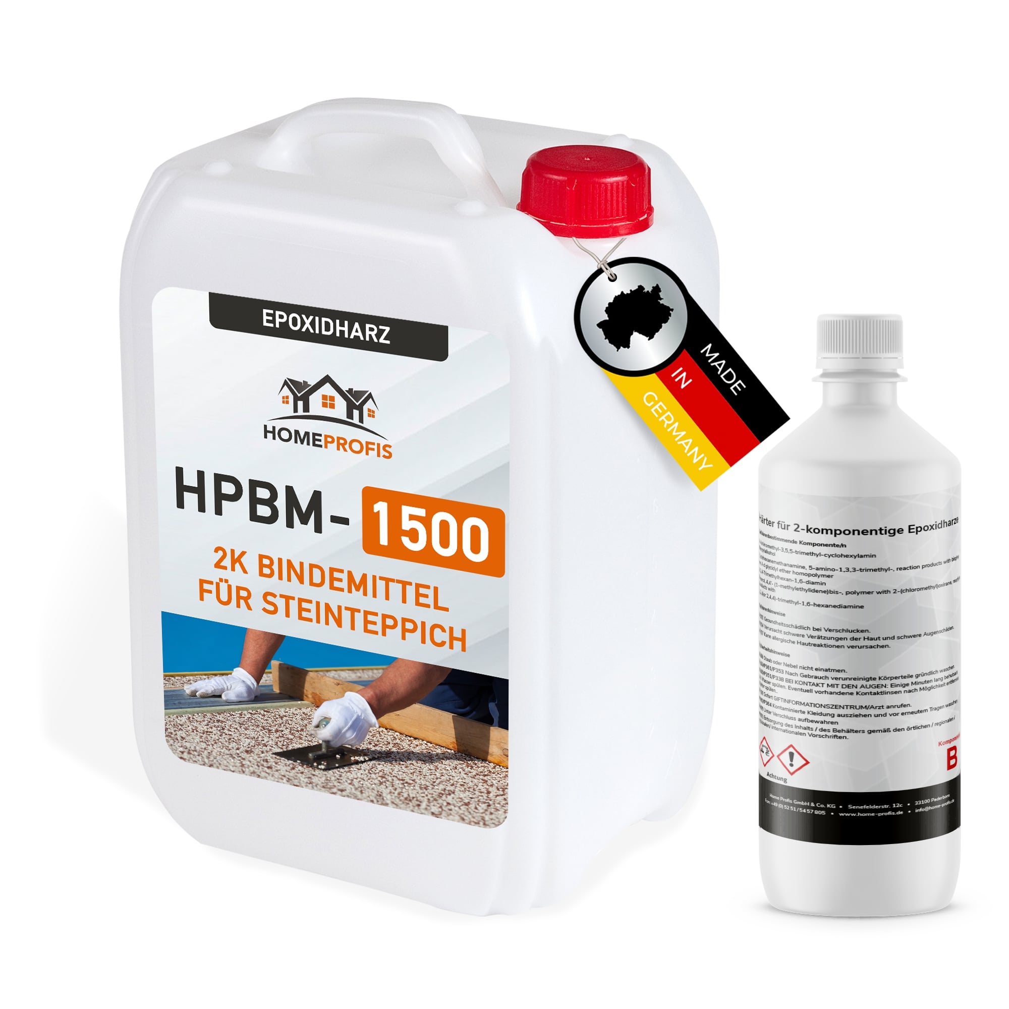 HPBM-1500 2K Epoxidharz Bindemittel für Steinteppiche