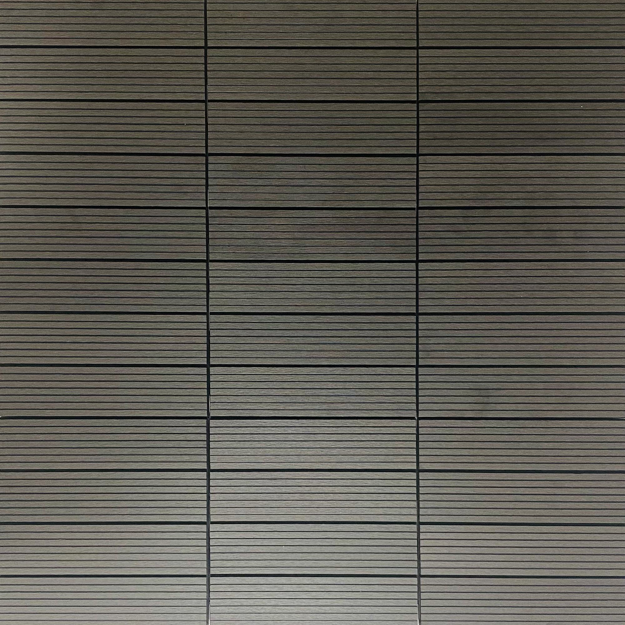 HPWPC-300 WPC-Fliesen (Anthrazit) - 11 Stück (1m²)