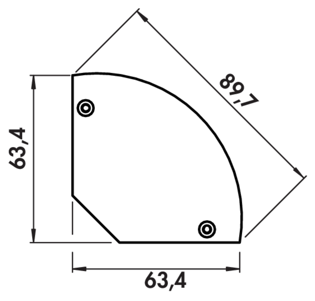 Naber Corner | 2-fach Wand-Steckdose | Edelstahl (7031220)