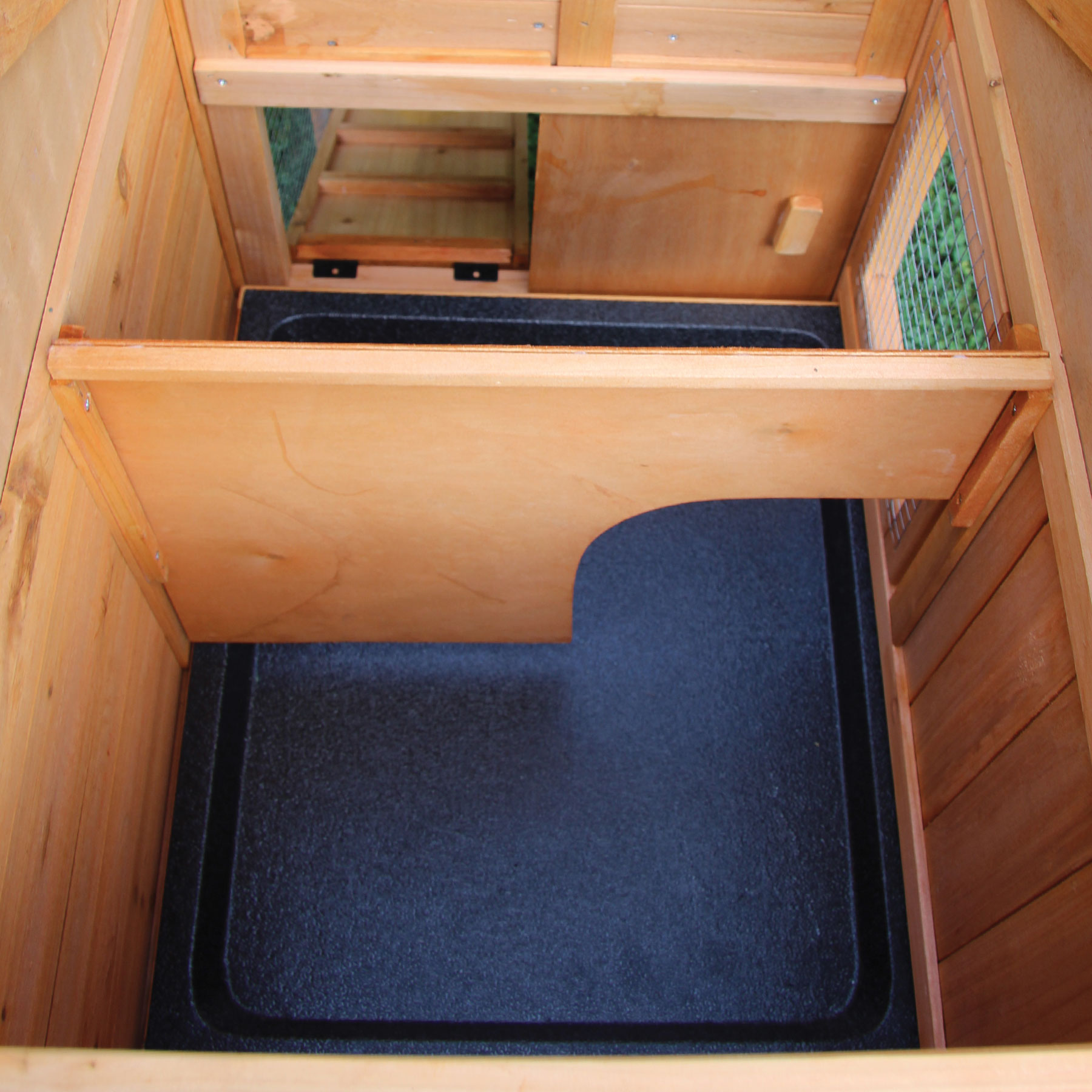 Hasenstall / Kaninchenstall "Picasso“ - Kleintierstall aus Holz