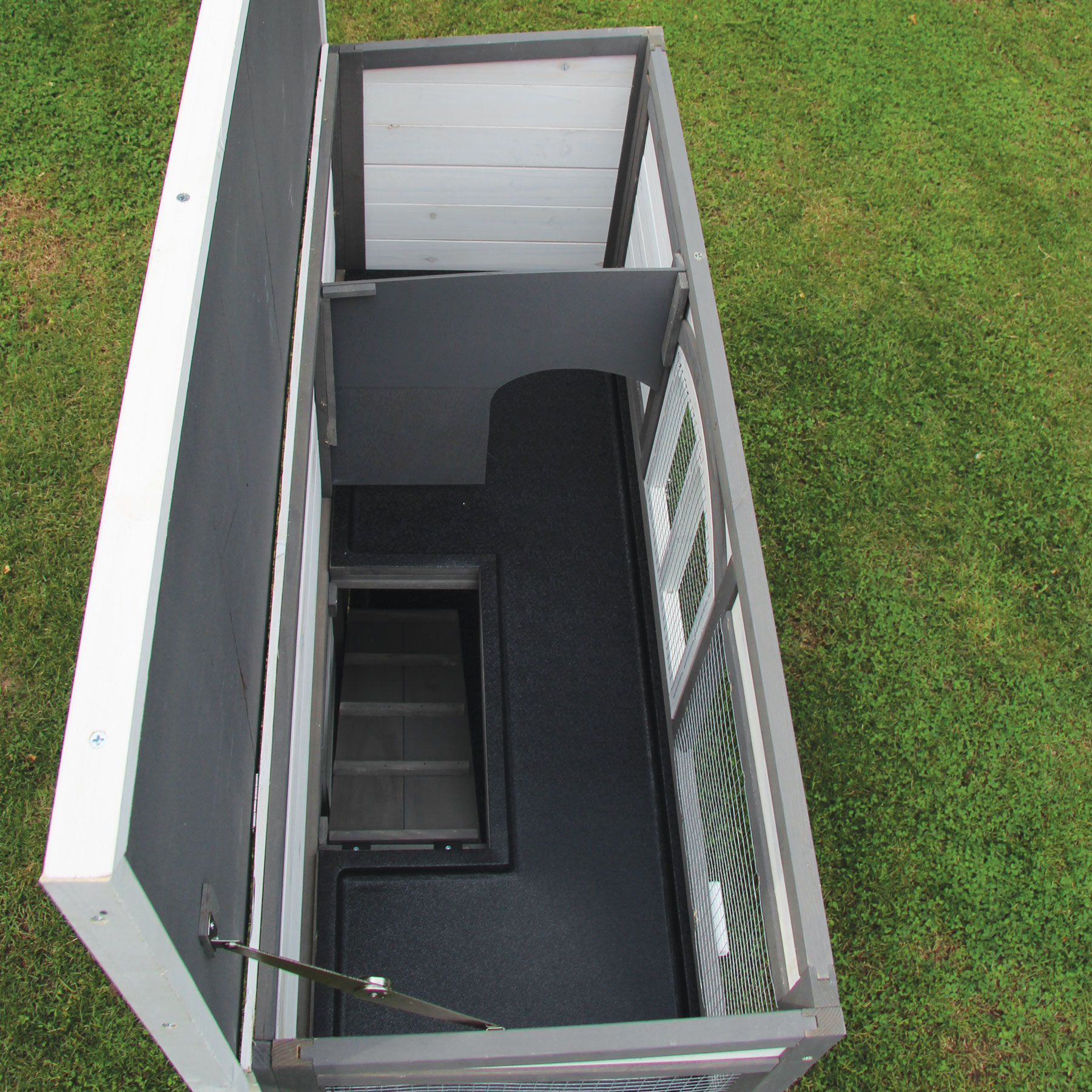 Hasenstall / Kaninchenstall "Kuschel“ - Kleintierstall aus Holz