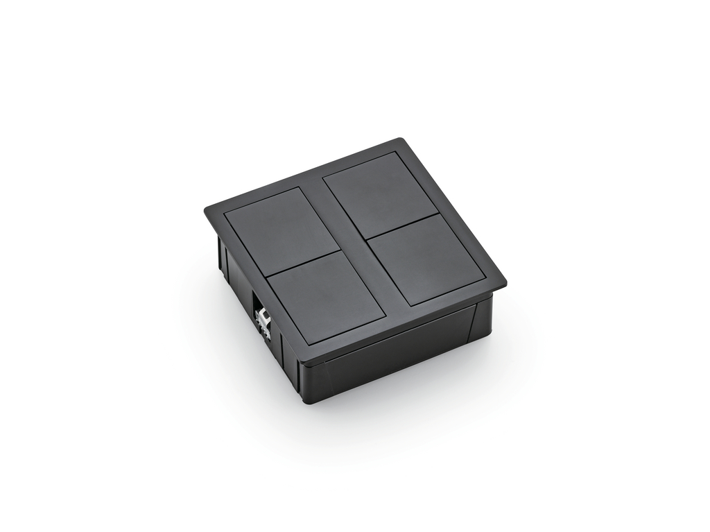 Naber Plaza 2 | 2-fach Einbau-Steckdose | Edelstahl (7053161)