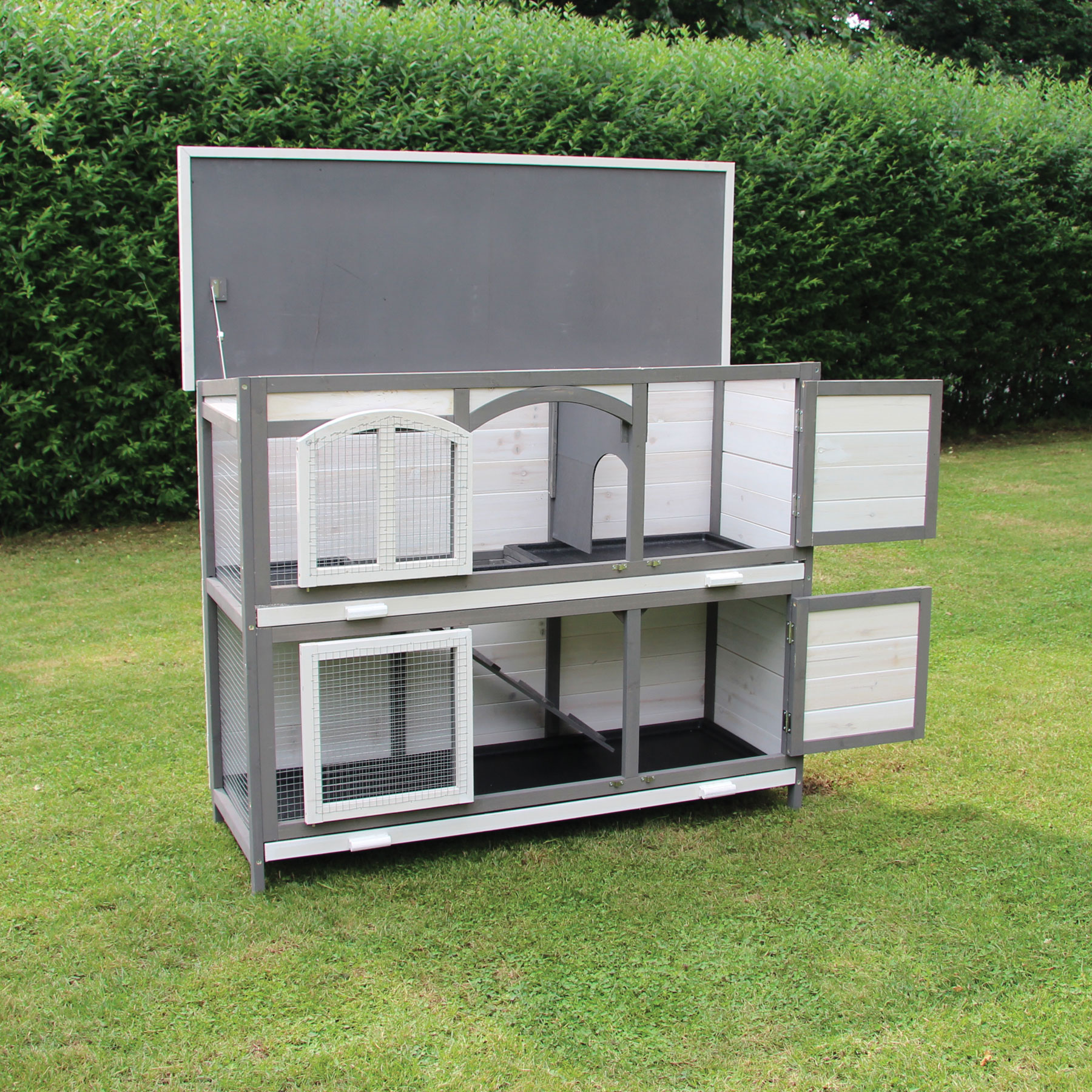 Hasenstall / Kaninchenstall "Kuschel“ - Kleintierstall aus Holz