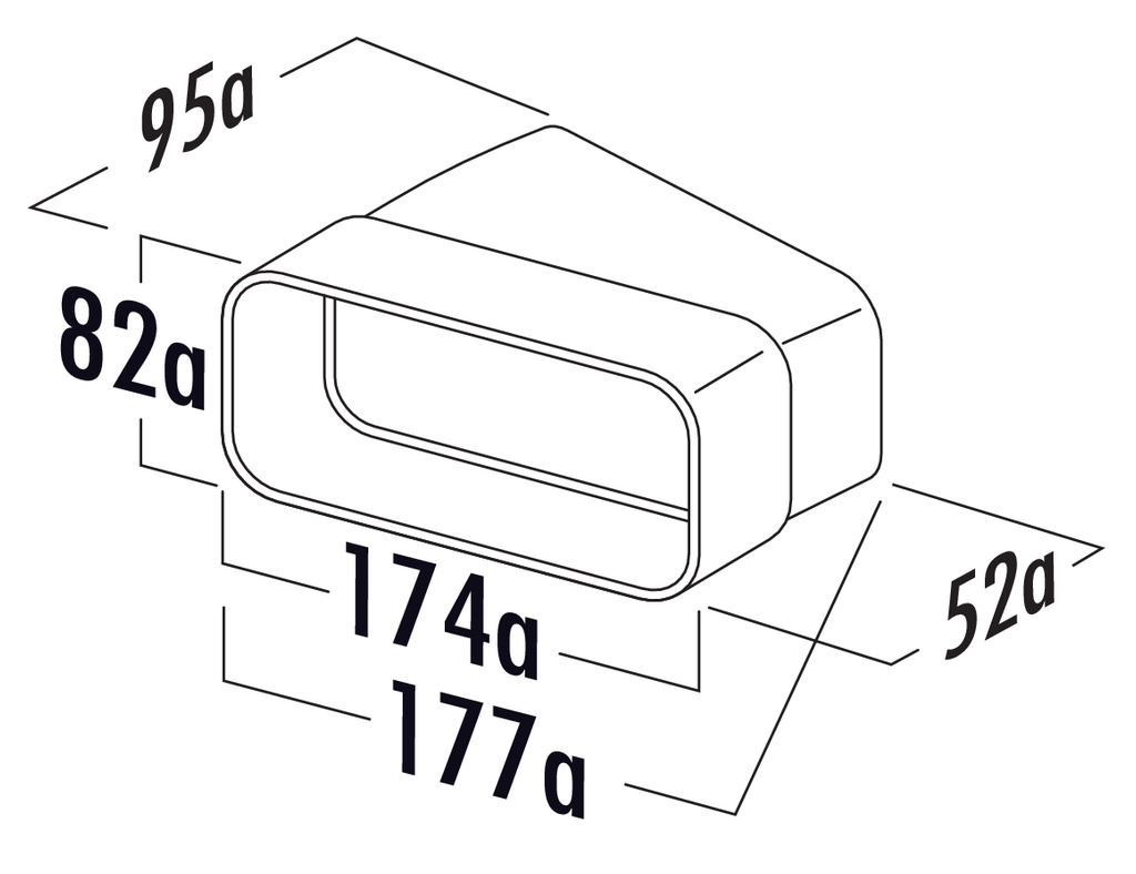 Naber MF-RBH 125 Rohrbogen horizontal 15° (4033012)