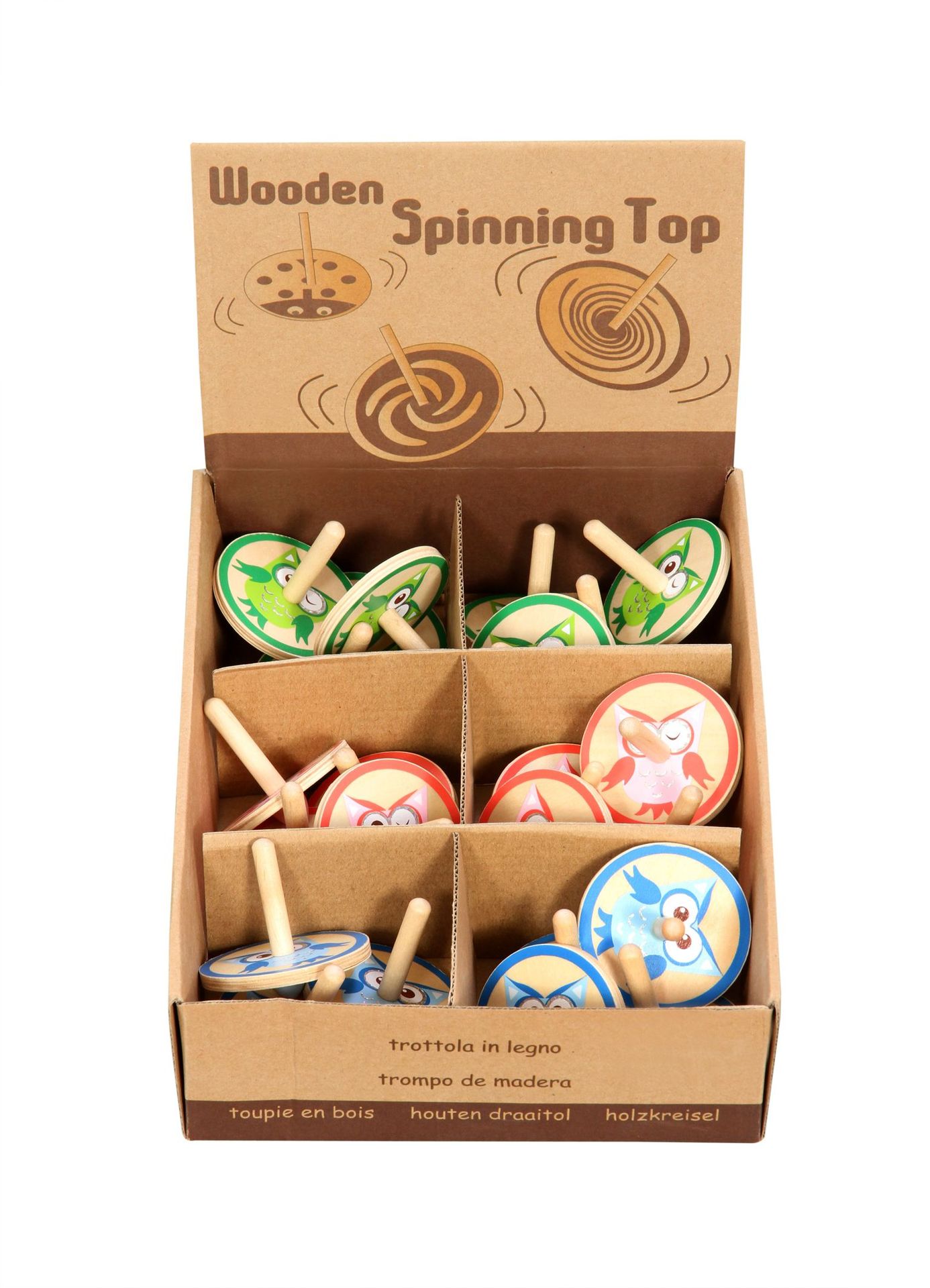 Holzkreisel „Eule“