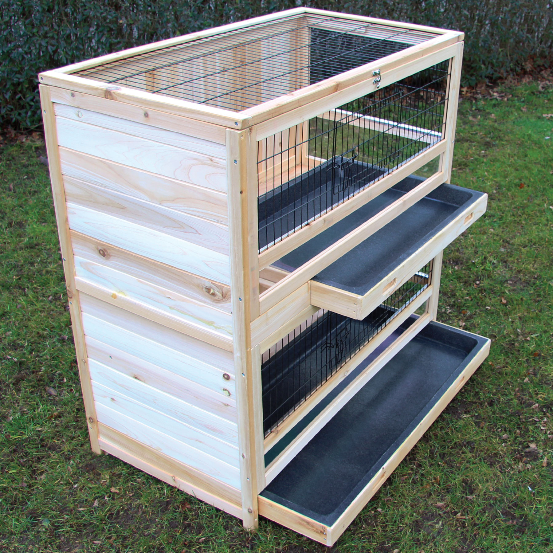 Hasenstall / Kaninchenstall "Rübe“ - Kleintierstall aus Holz