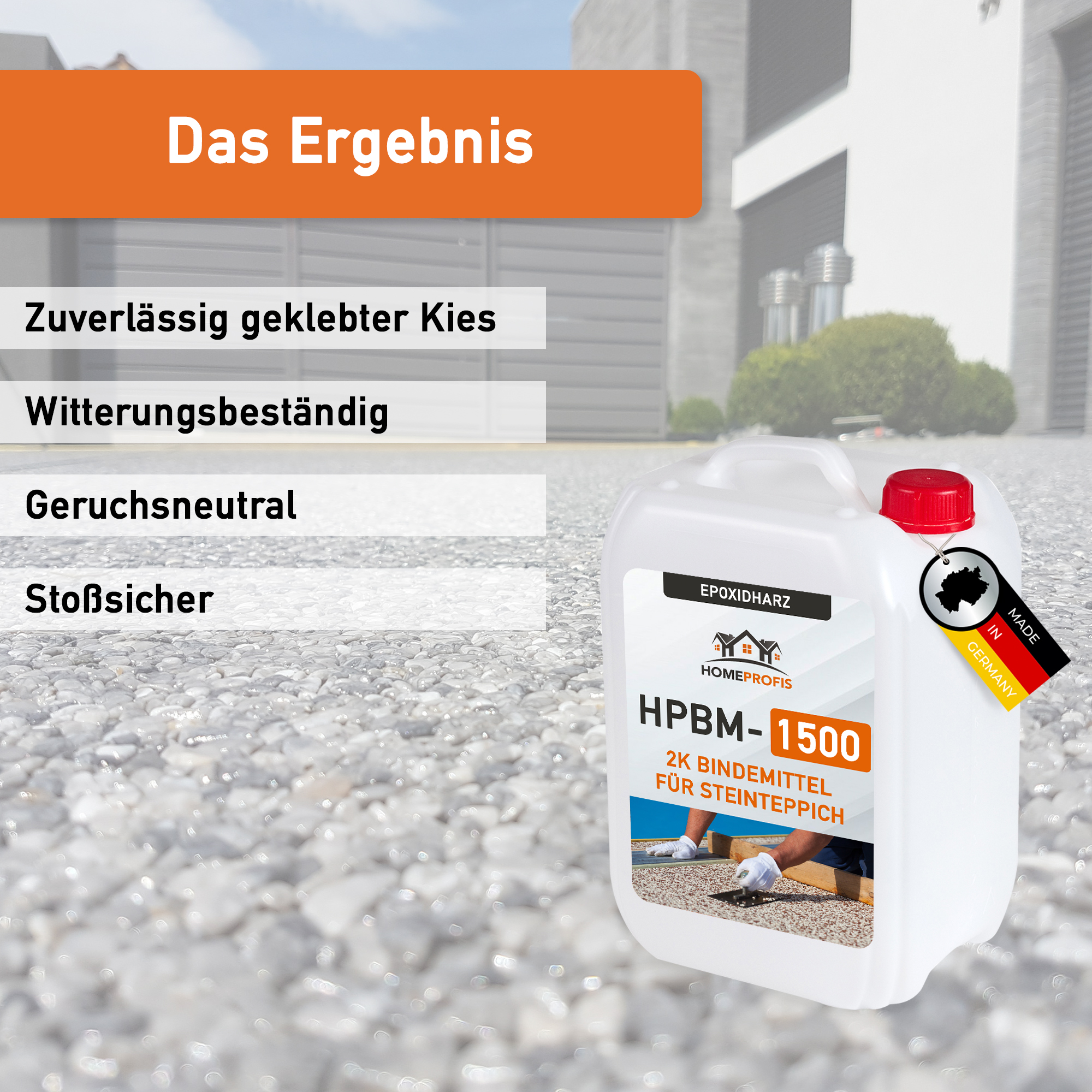 HPBM-1500 2K Epoxidharz Bindemittel für Steinteppiche