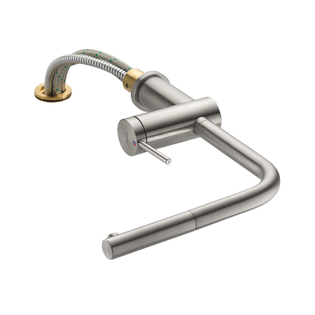 KWC Livello 5E | Fensterarmatur | Küchenarmatur | Hochdruck | Edelstahl (5022178)