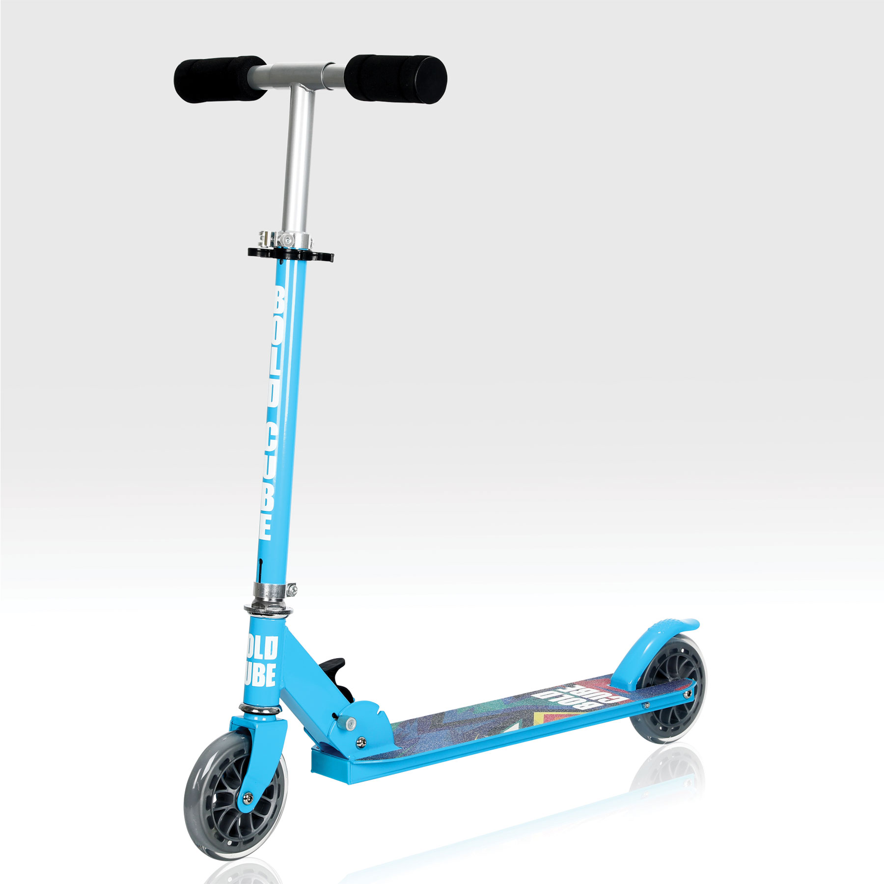 BOLDCUBE Blue 2-Rad Scooter