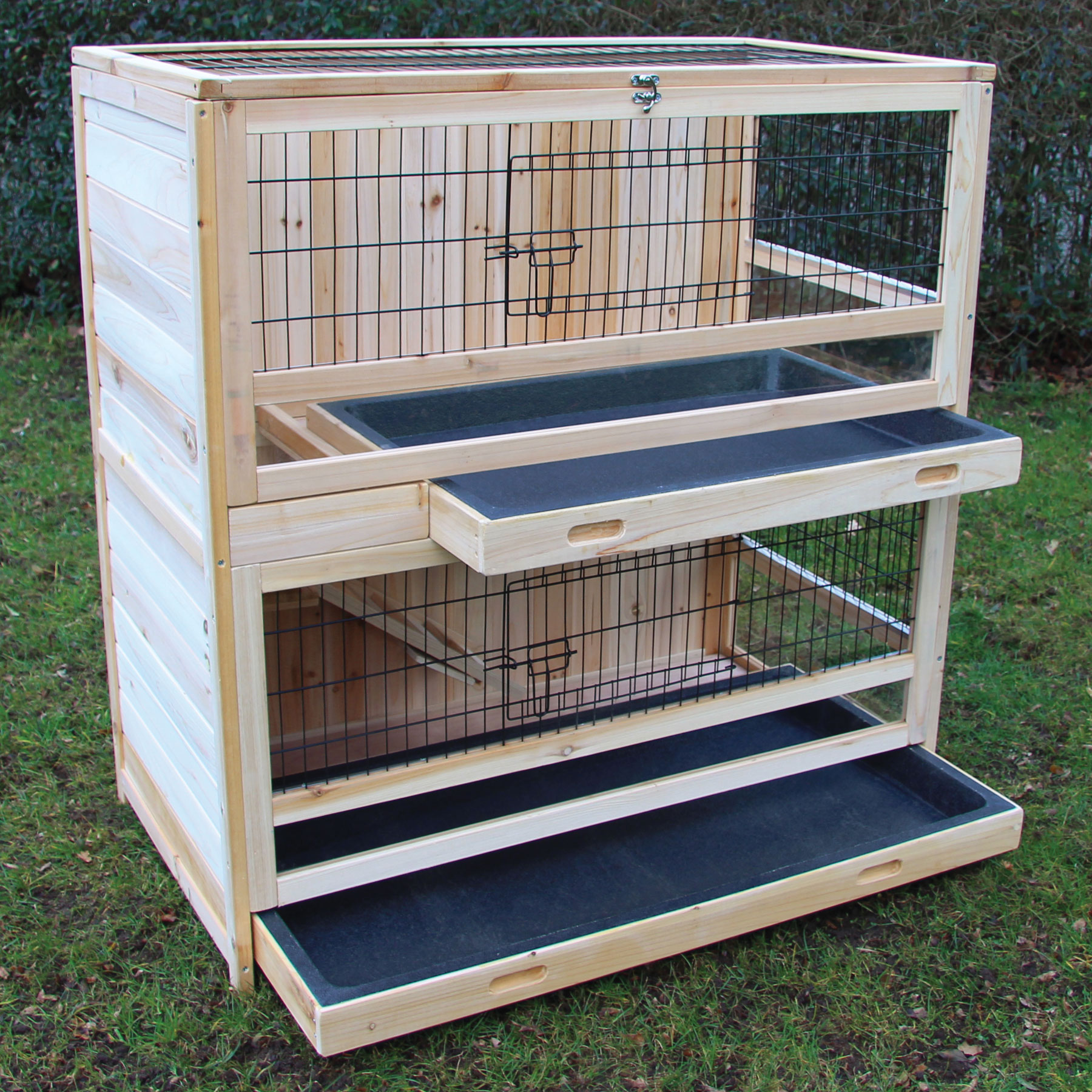 Hasenstall / Kaninchenstall "Rübe“ - Kleintierstall aus Holz