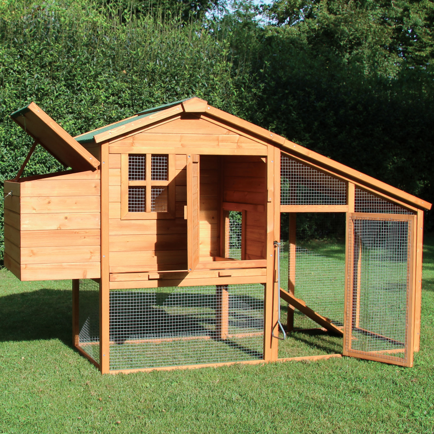Hühnerhaus / Hasenhaus "Bertha“ - Unterschlupf für Hühner, Hasen, Wachteln, Kleintiere
