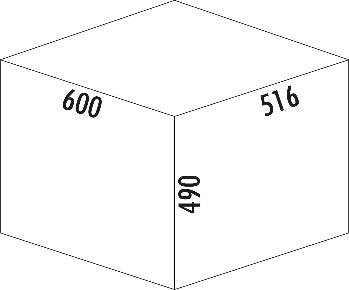 Naber Abfallsammler Cox Clan 490/600-3 | 60 cm | Hellgrau | Mit Deckel | 3 Behälter