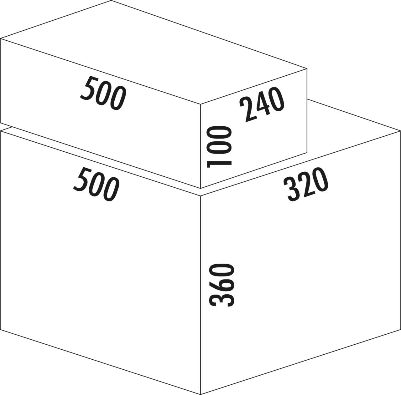 Naber Abfallsammler Cox Base 360 K/500-2 mit Base-Board | 50 cm | Hellgrau | Mit Deckel | 2 Behälter