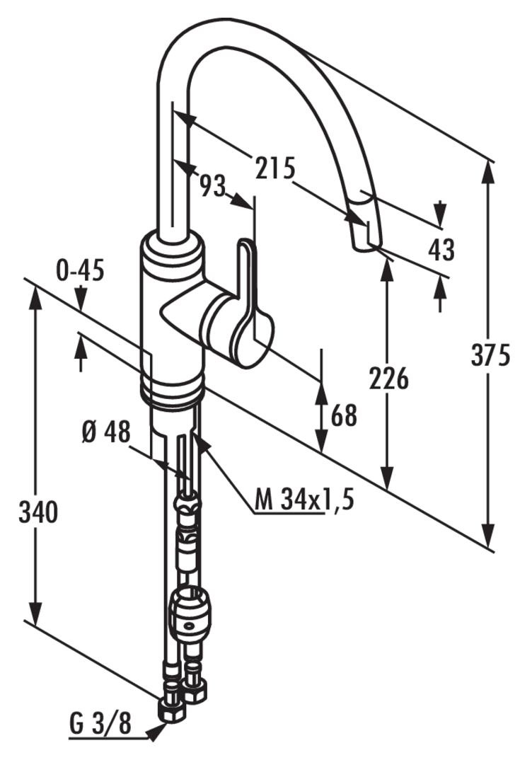 Kludi Bingo Star 2 | Küchenarmatur | Hochdruck | Chrom (5023009)