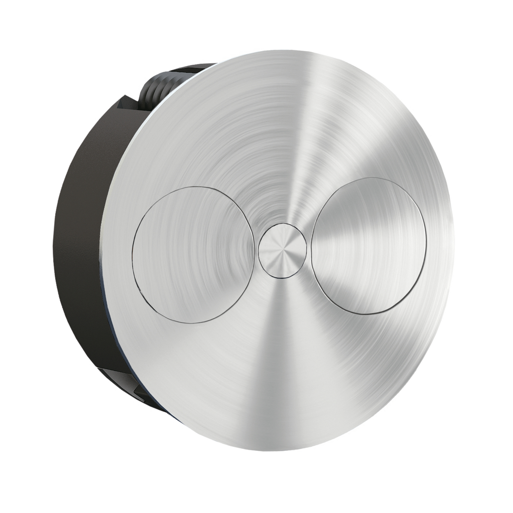 Naber Twist | 2-fach Einbau-Steckdose | Edelstahl (7053075)