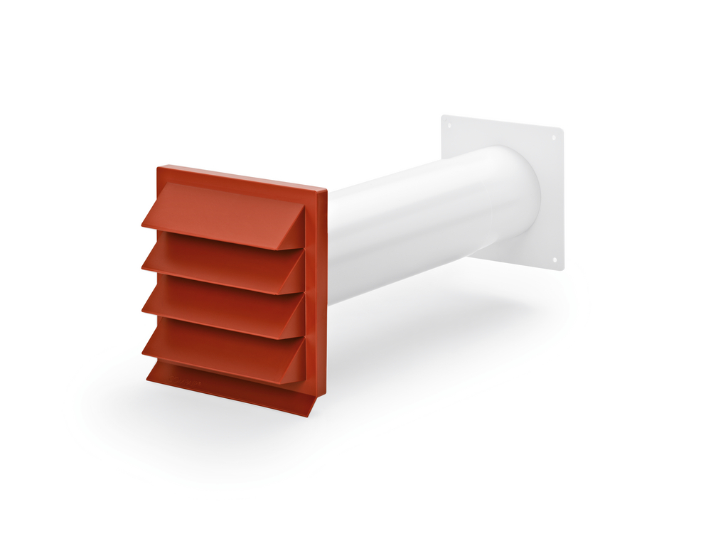 Naber K-Klima-R 100/100 Mauerkasten in Ziegelrot (4011081)