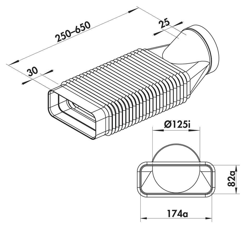 Naber MF-RBFLEX 2 System 125 Rohrbogen (4033024)