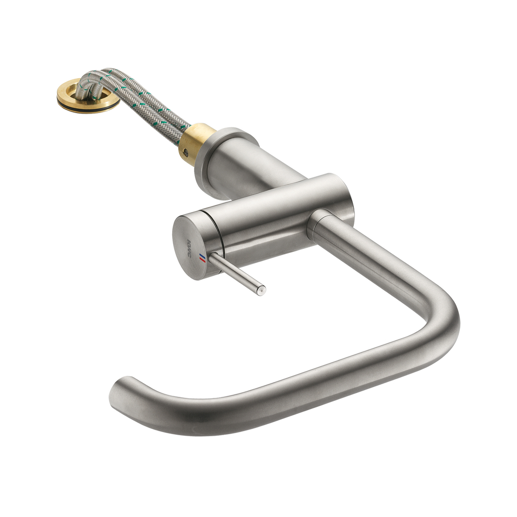 KWC Livello 4E | Fensterarmatur | Küchenarmatur | Hochdruck | Edelstahl (5022177)