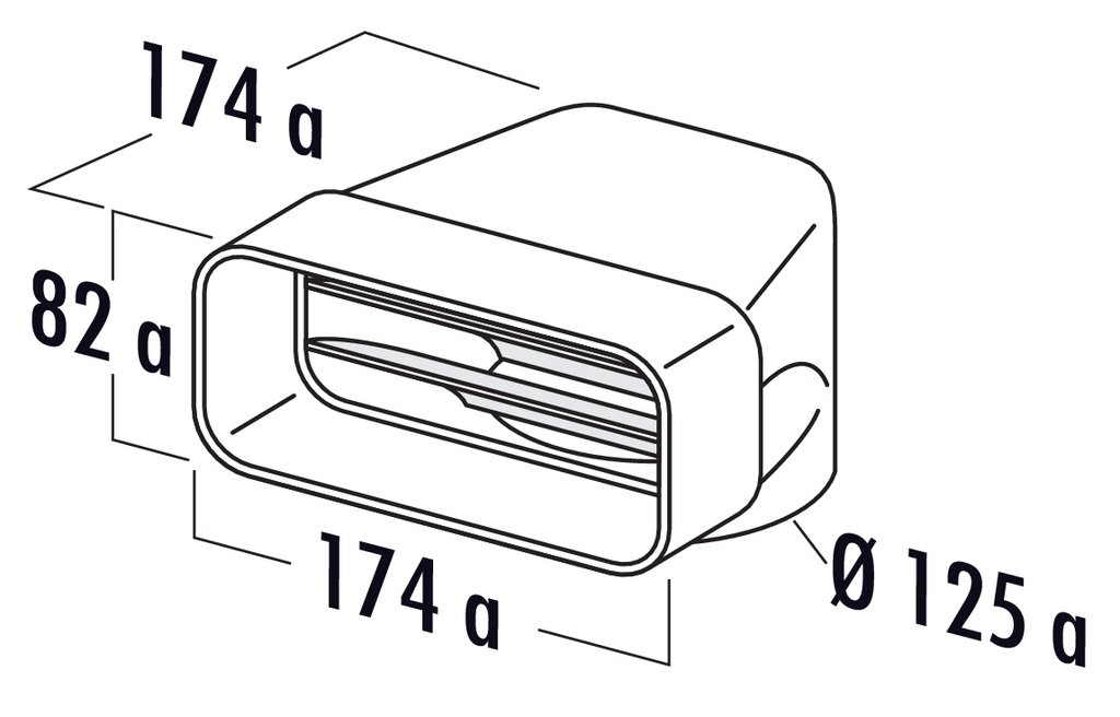 Naber MF-UR 125 Umlenkstück 90° (4033010)