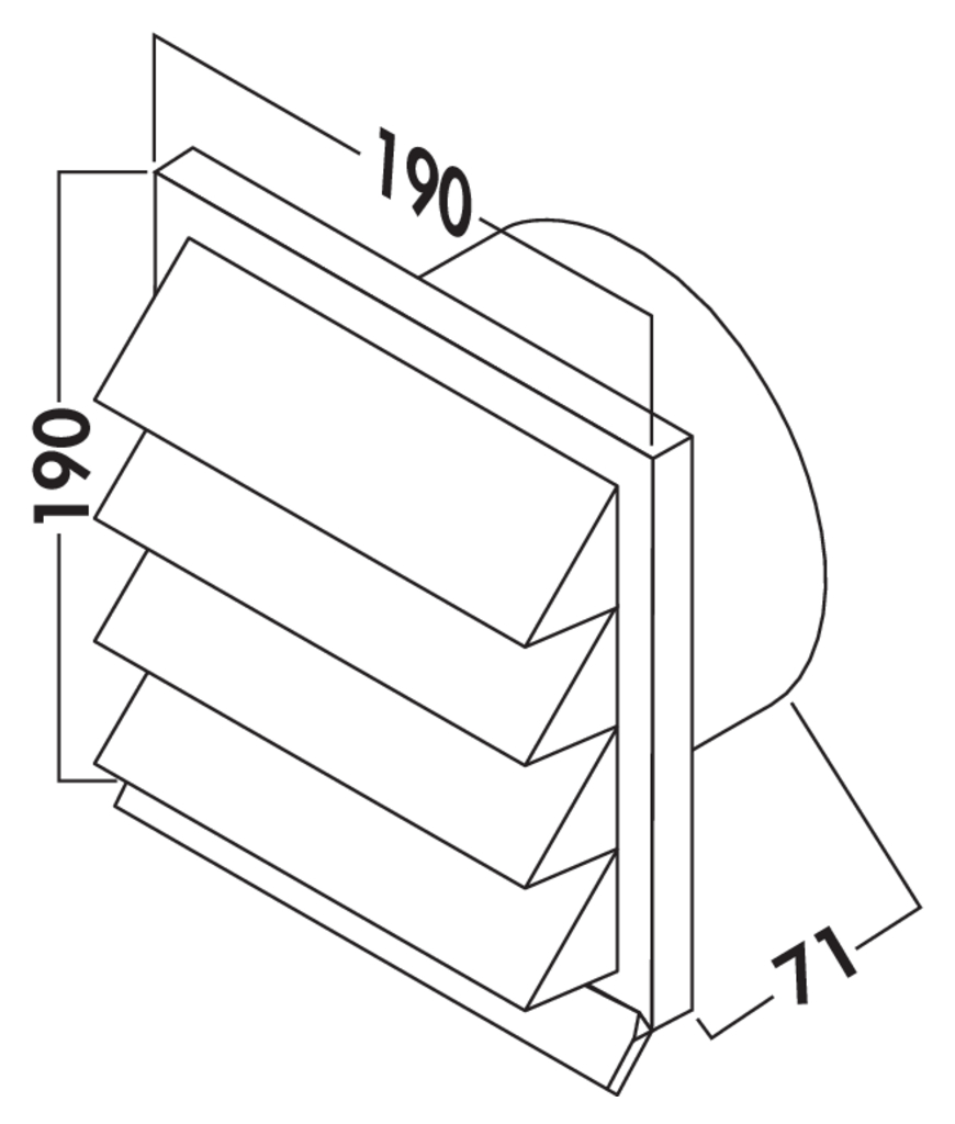 Naber K-Jal 150 Außenjalousie ohne Rückstauklappe in Anthrazit (4043053)