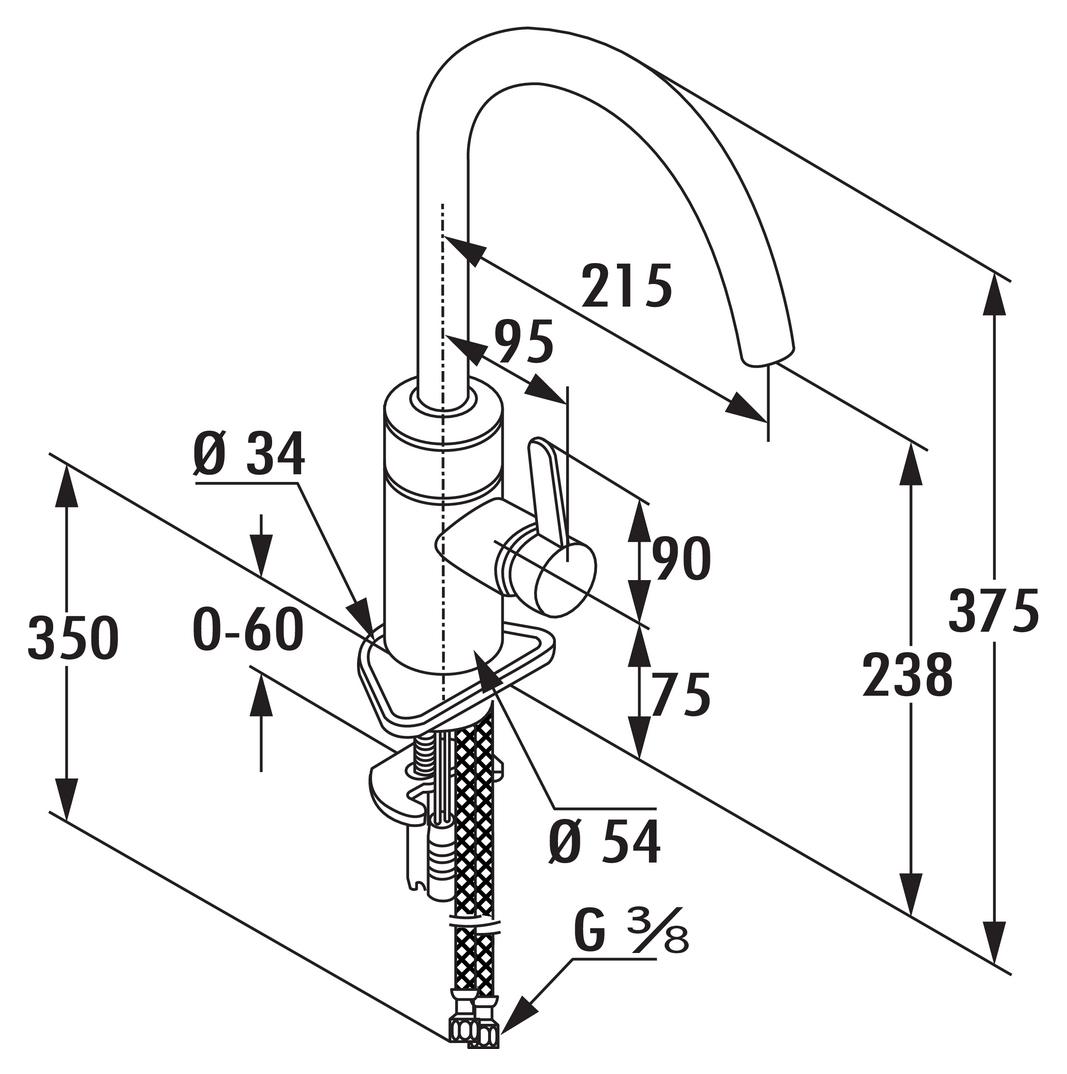 Kludi E-GO Sensor | Küchenarmatur | Hochdruck | Chrom (5023024)