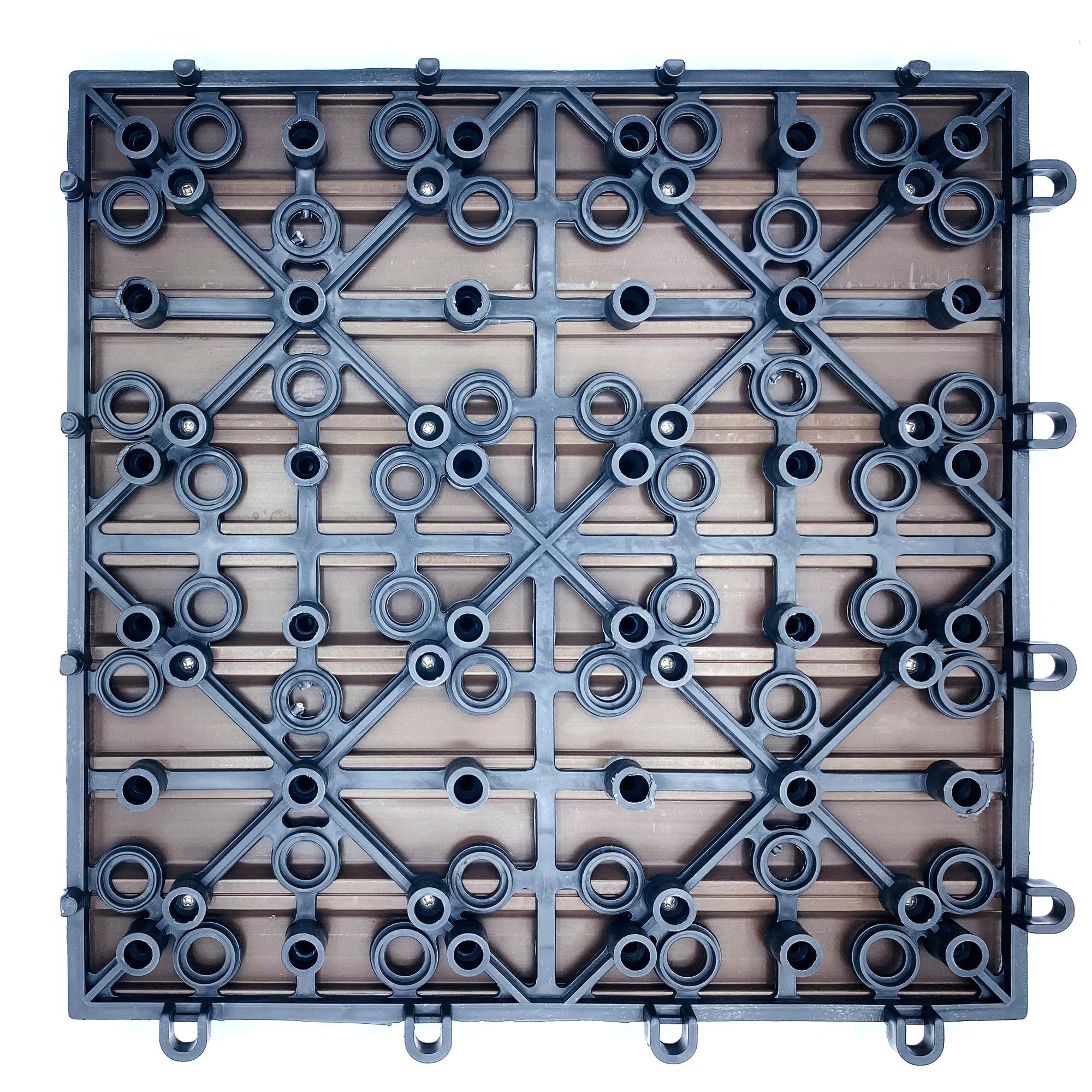 HPWPC-300 WPC-Fliesen (Mokka) - 11 Stück (1m²)