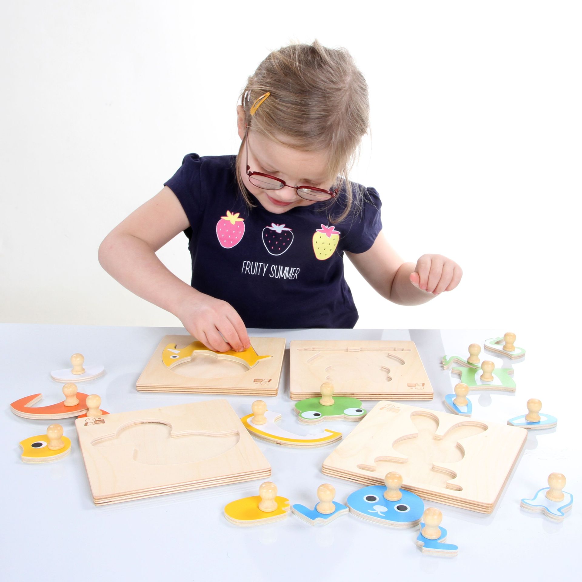 Holzpuzzle „Kleine Racker“